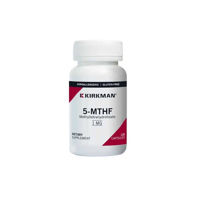 Kirkman 5-MTHF 1mg (120 vcaps) - Ενεργό φολικό οξύ