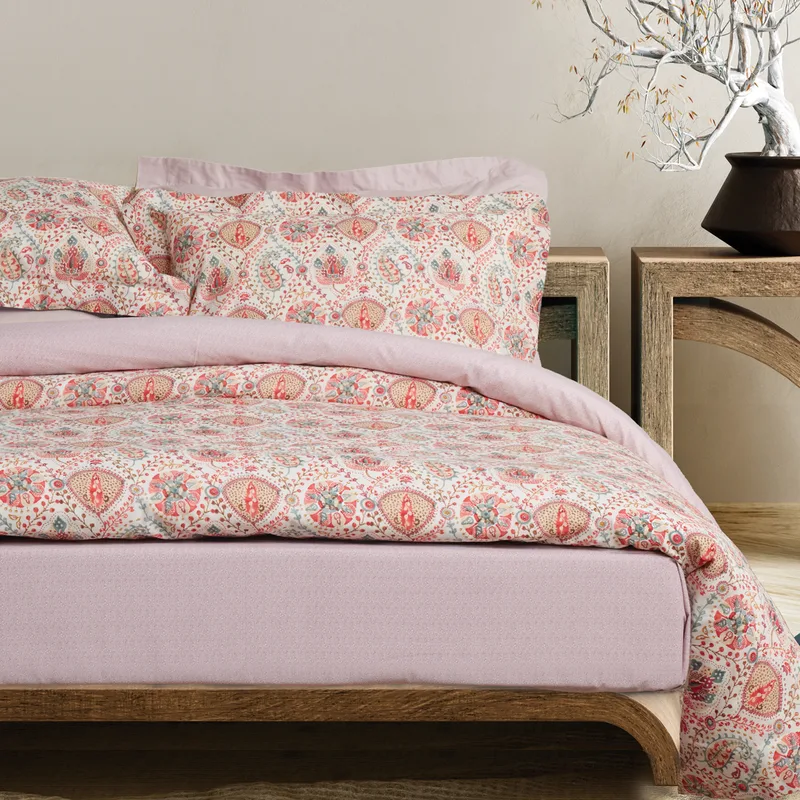 DAS HOME ΣΕΤ ΣΕΝΤΟΝΙΑ ΜΟΝΑ ΜΕ ΛΑΣΤΙΧΟ CASUAL 5437 MULTICOLOR 120x200+35