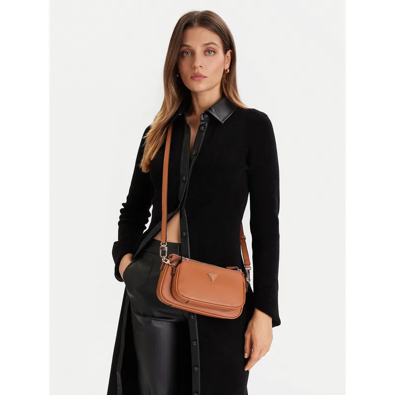 Τσάντα Guess Noelle II Mini HWZG96 72710 Καφέ