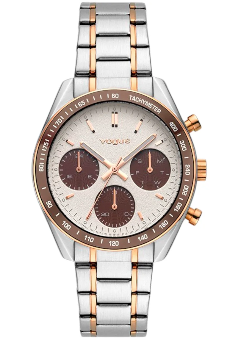 Ρολόι Χειρός Vogue Happy Sports Stainless Steel 2020612571-Silver Stainless Steel Γυναικείο