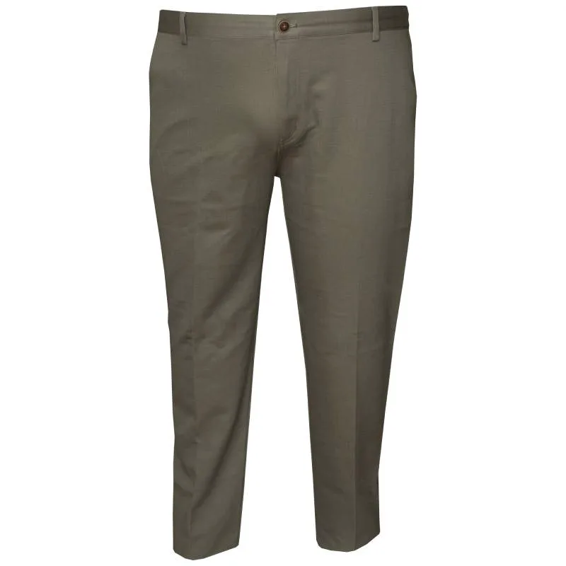 Ελαστικό chino demi saison παντελόνι "Chloe",by N.Y. Tailors - Olive Branch
