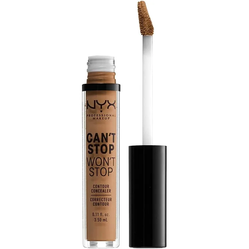 Nyx Professional Makeup Can't Stop Won't Stop Contour Concealer Ελαφριάς Ματ Σύνθεσης 3.5ml 1 Τεμάχιο - 12.7 Neutral Tan