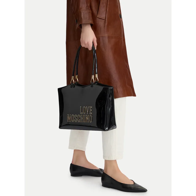 Τσάντα LOVE MOSCHINO JC4247PP0OKE100A Μαύρο