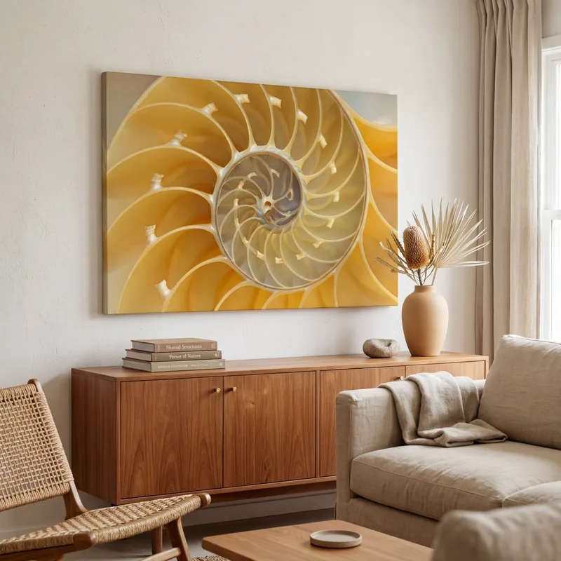 Πινακας σε καμβά YELLOW SHELL