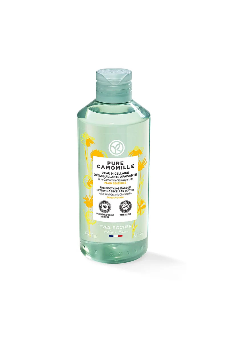 Yves Rocher Pure Camomille Sooth Makeup Removing Micellar Water 400 ml - 57674