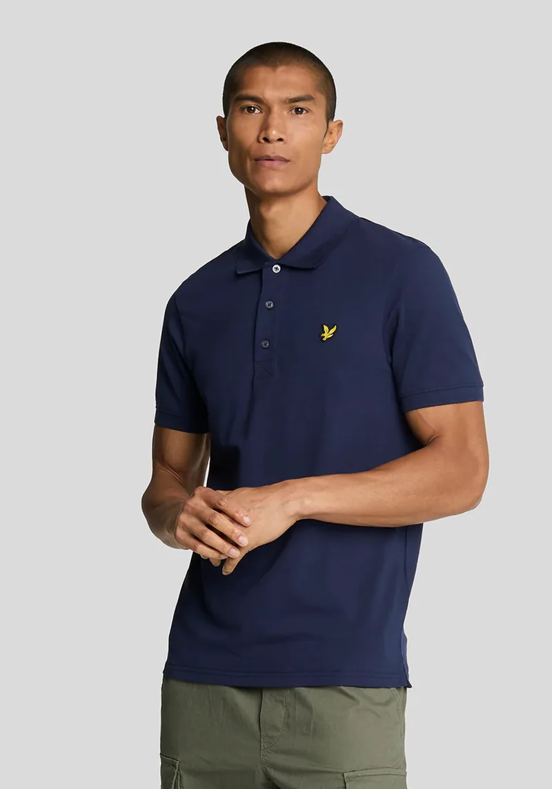 Lyle & Scott Polo Μπλούζα της σειράς Plain - SP400VOG Z99 Navy