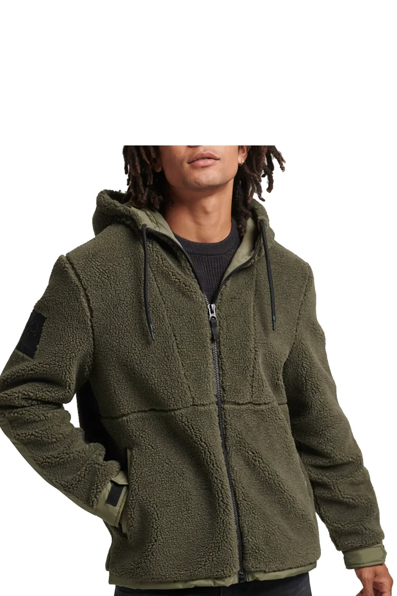 Ζακέτα Superdry D3 code XPD Borg Hybrid M2012027A-GVK Ανδρικό