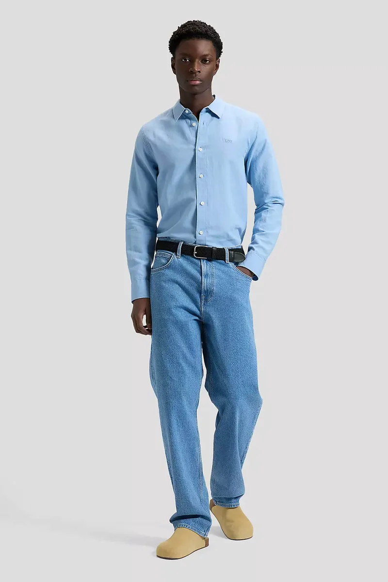 Lee® ανδρικό τζιν παντελόνι πεντάτσεπο Loose Fit "Asher" - 112376334 Denim Blue