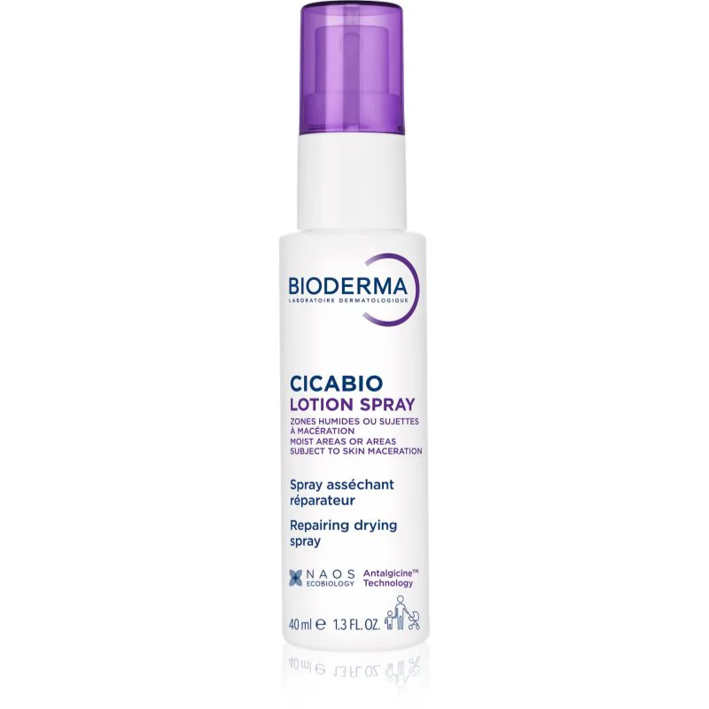 Bioderma Cicabio Lotion Spray αποξηραντικό και καταπραϋντικό σπρεϊ για ερεθισμένο δέρμα 40 ml