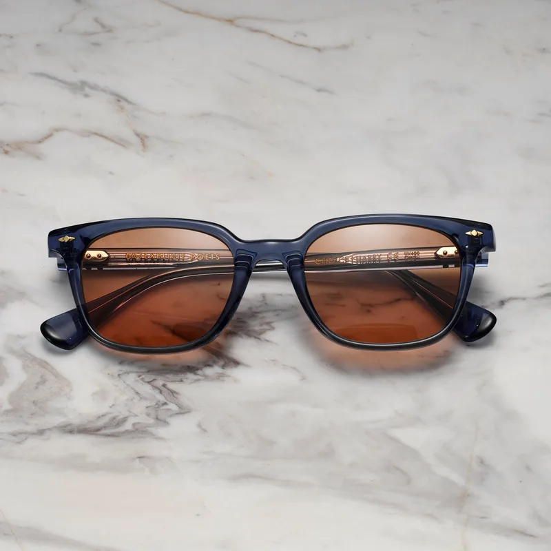 HARRY A2EP5 - HARRY - BLUE - BROWN Sunglasses | Blue | Brown Shades | Explicit Poets Sunglasses