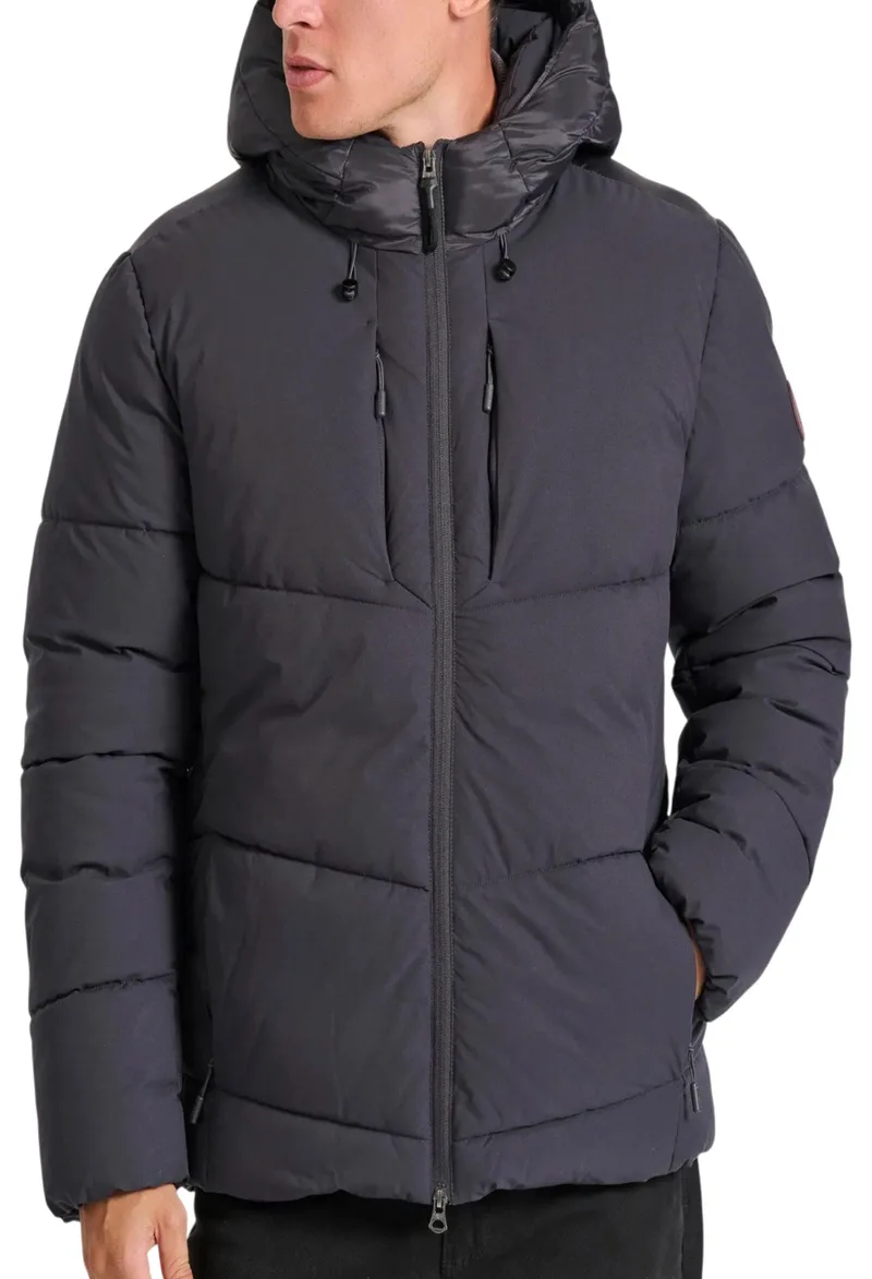 Μπουφάν Funky Buddha Outdoor Puffer FBM010-032-01-ANTHRACITE Ανδρικό