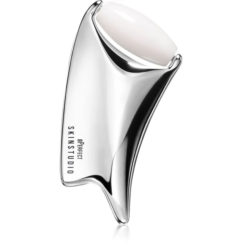 BPerfect Skin Studio Gua Sha & Jade Roller κύλινδρος για μασάζ Για το πρόσωπο και οδηγίες για μασάζ 1 τμχ