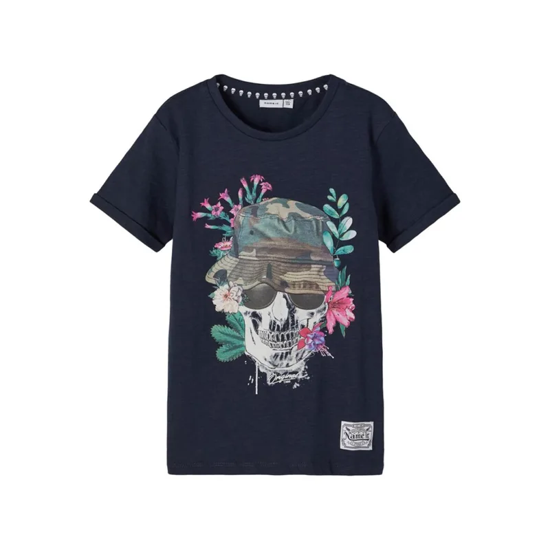 Μπλούζα μακό αγόρι Name it-13187130-DS organic cotton
