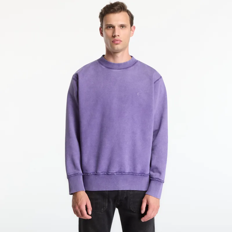 Φούτερ Études Studio National Crew Accent Sweatshirt Purple L