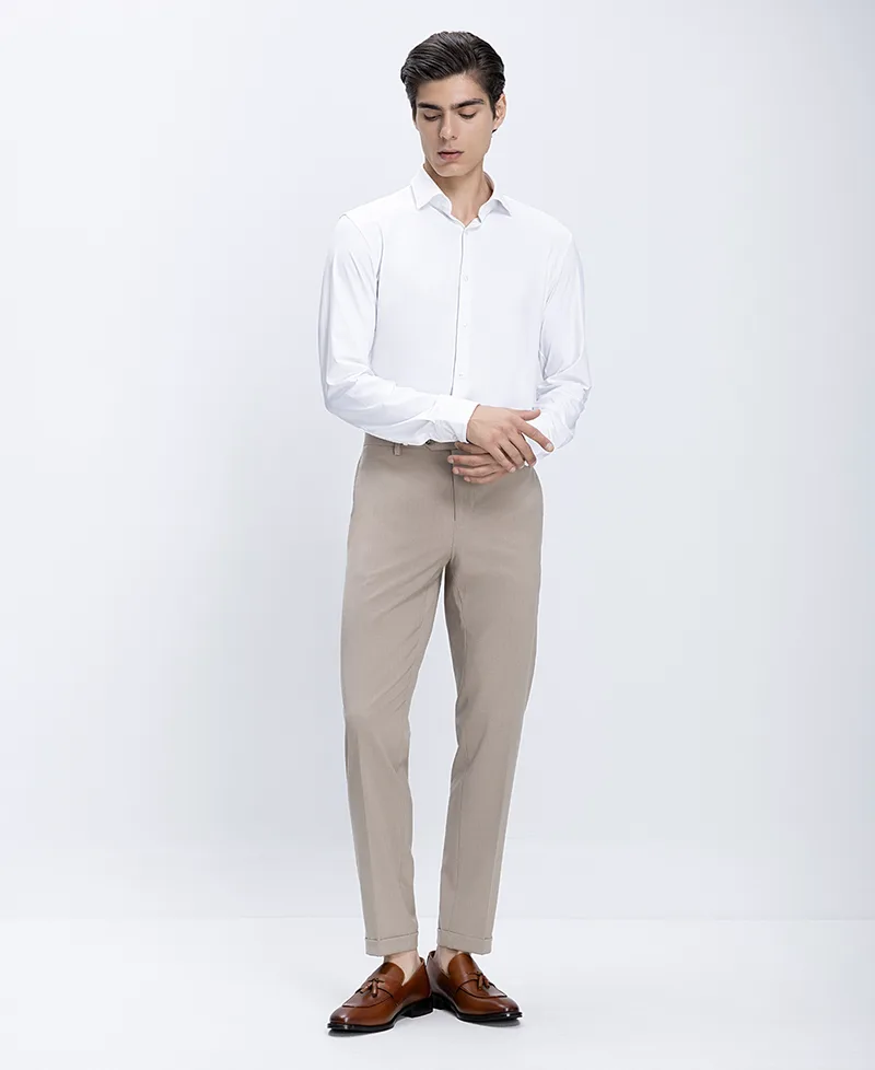 Ανδρικό Παντελόνι Κοστουμιού Με Ρεβέρ Modern Fit