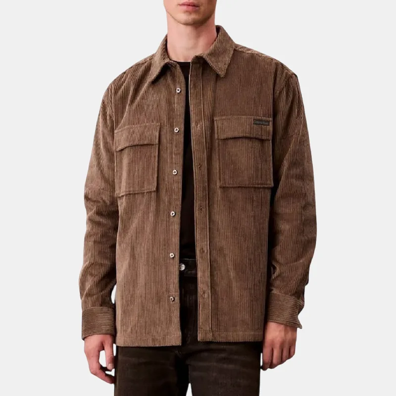 Calvin Klein Corduroy Pocket Ανδρικό Πουκάμισο (9000250187_62296)
