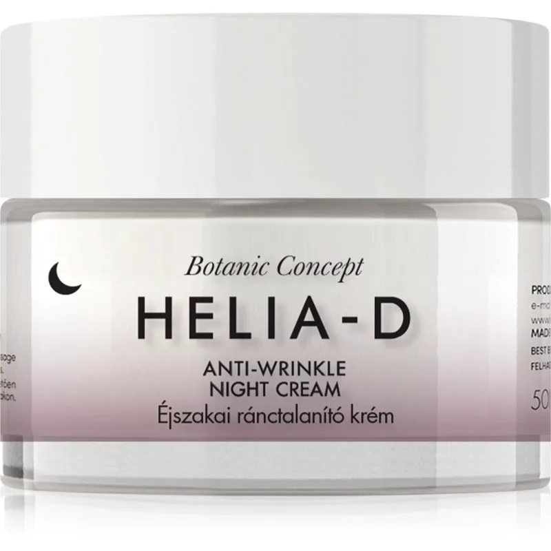 Helia-D Botanic Concept κρέμα νύχτας ενάντια στις ρυτίδες 50 μλ