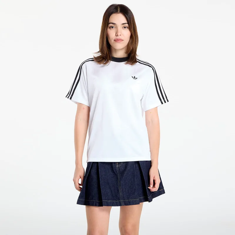 T-shirt adidas Adicolor Football Jacquard T-Shirt White M
