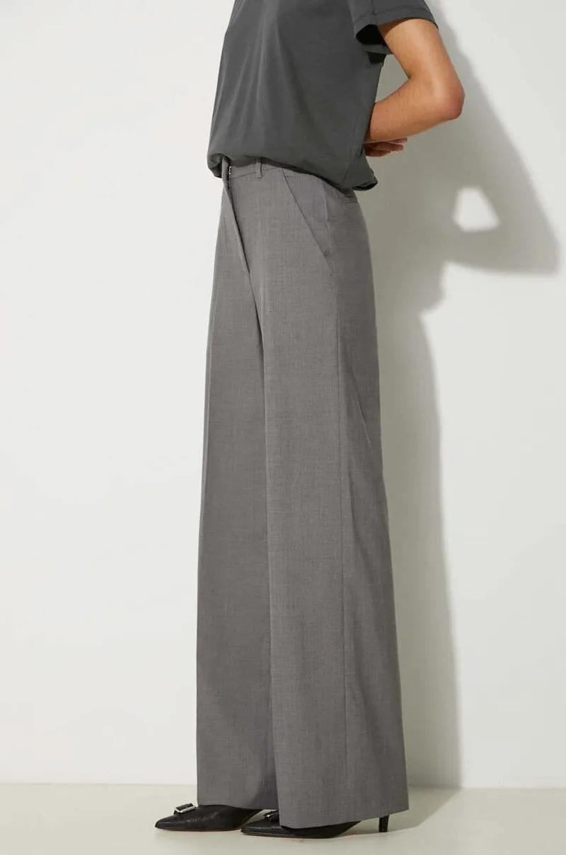 Μάλλινο παντελόνι Kenzo Cool Wool Wide Pants