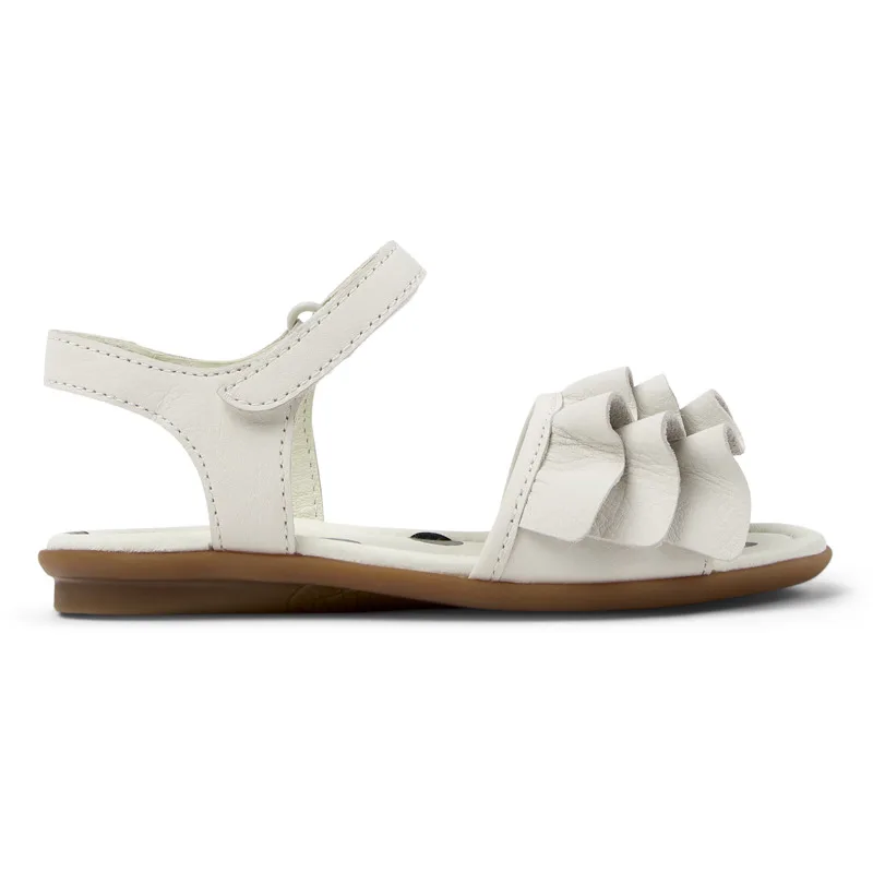 CAMPER Twins - Πέδιλα Για Κορίτσια - Λευκό, Μέγεθος 33, Smooth leather