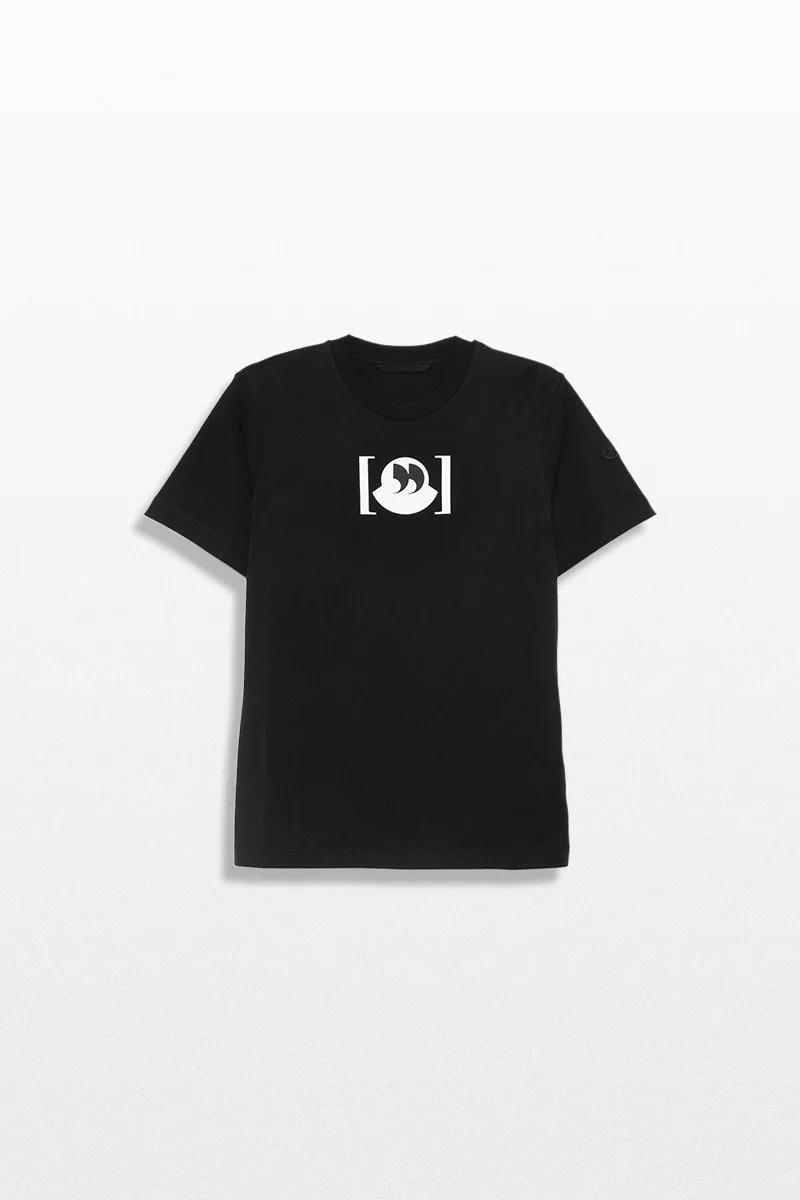 MONCLER Ανδρικό Μαύρο Katoenen T-shirt