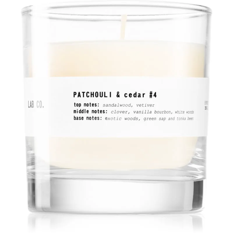 The Olphactory Lab Co. Patchouli & Cedar αρωματικό κερί 200 γρ