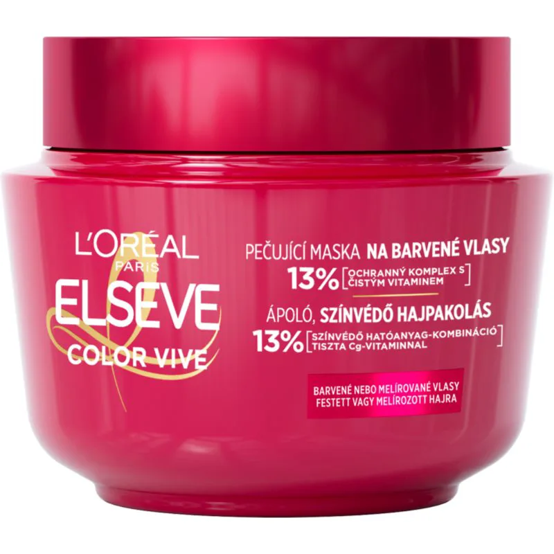 L’Oréal Paris Elseve Color-Vive μάσκα για βαμμένα μαλλιά 300 ml