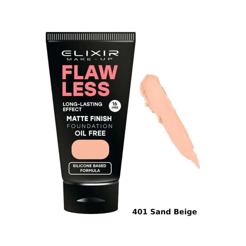 Elixir Matte Finish Foundation 401 Sand Μπεζ