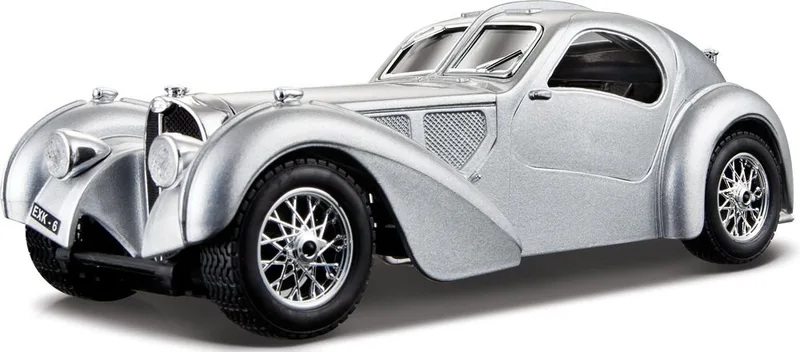 BUGATTI ATLANTIC (1936) BBURAGO ΜΕΤΑΛΛΙΚΟ ΑΝΤΙΓΡΑΦΟ 1:24 SILVER