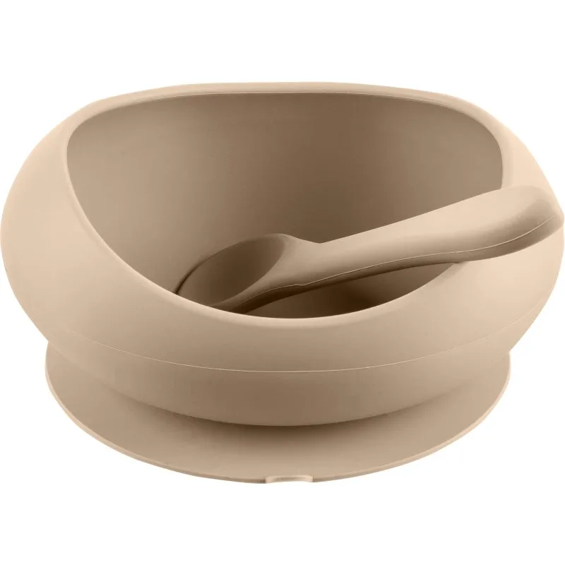 Zopa Silicone Tableware Set σετ φαγητού Sand Μπεζ 1 τμχ