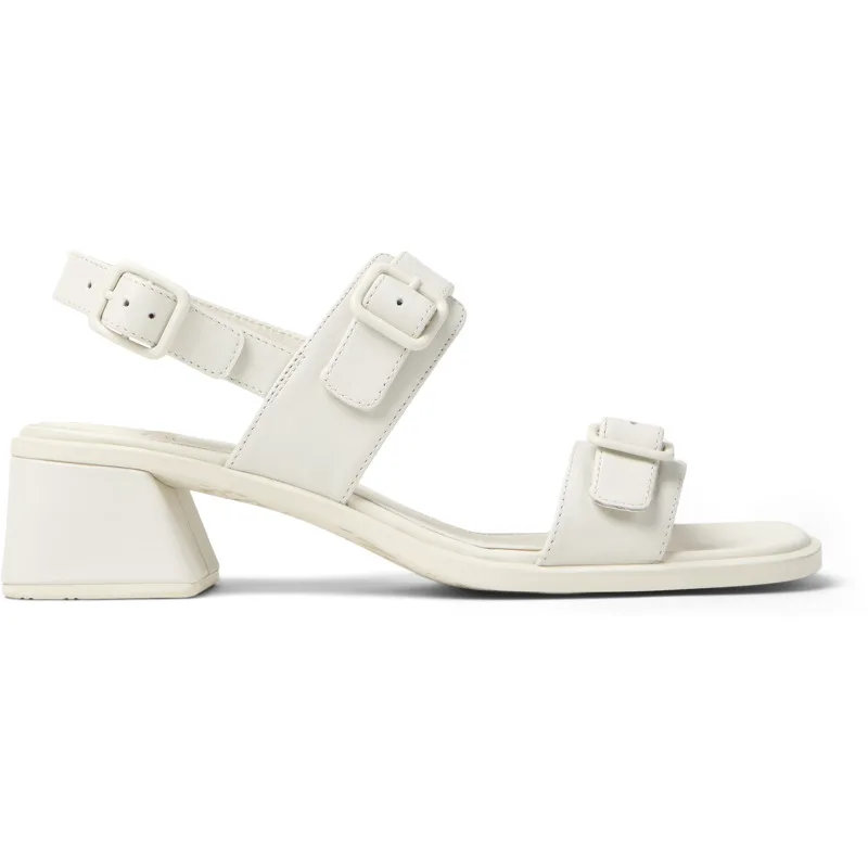 CAMPER Kora Sandal - Πέδιλα Για Γυναικεία - Λευκό, Μέγεθος , Smooth leather
