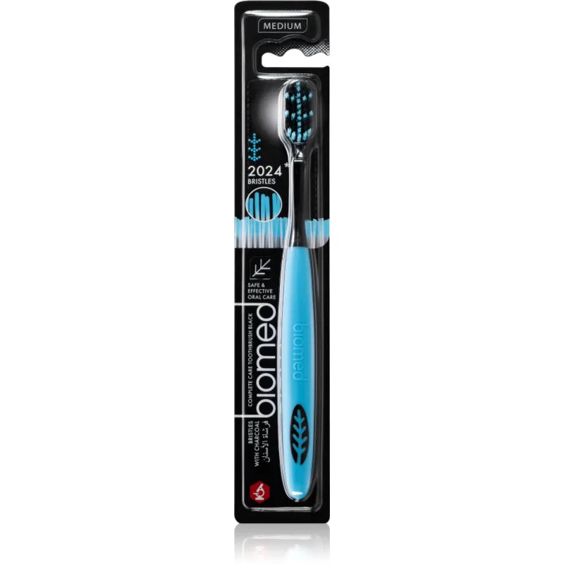 Biomed Complex Toothbrush οδοντόβουρτσα με ενεργό άνθρακα Medium 1 τμχ