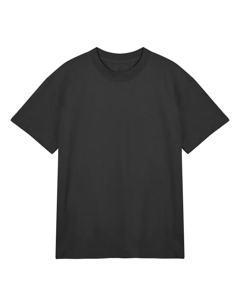 Boxy T-Shirt True Blanks by H&M 1148753 Off Black