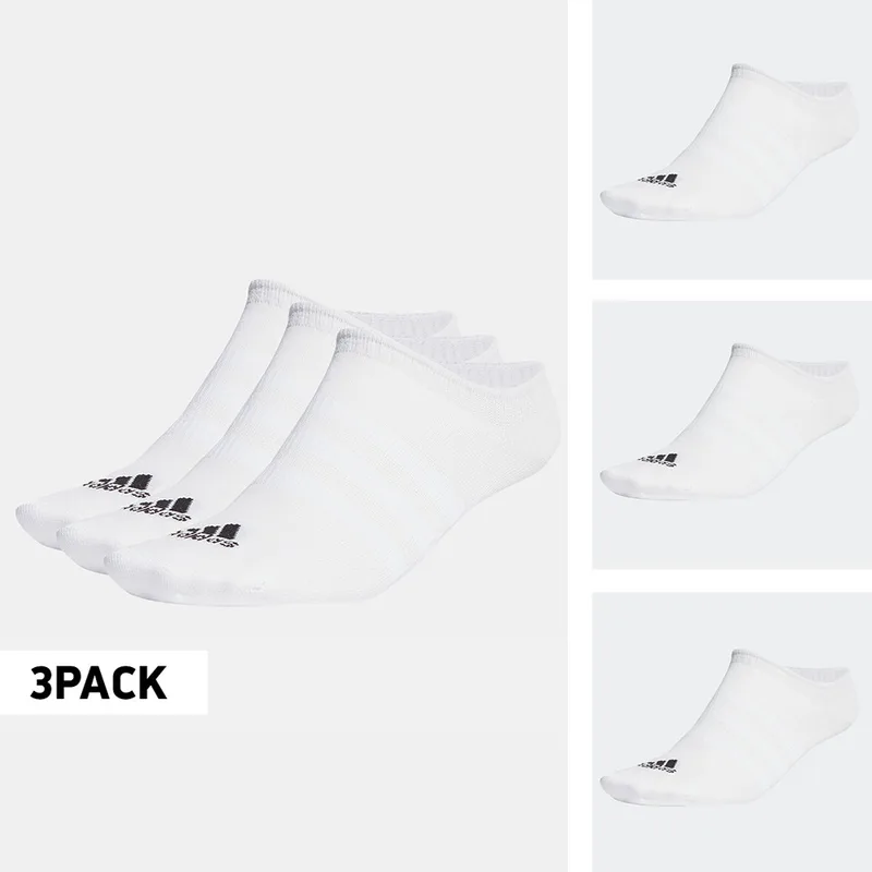 adidas Thin And Light No- Show Ανδρικές 3-Pack Κάλτσες (9000137240_1540)