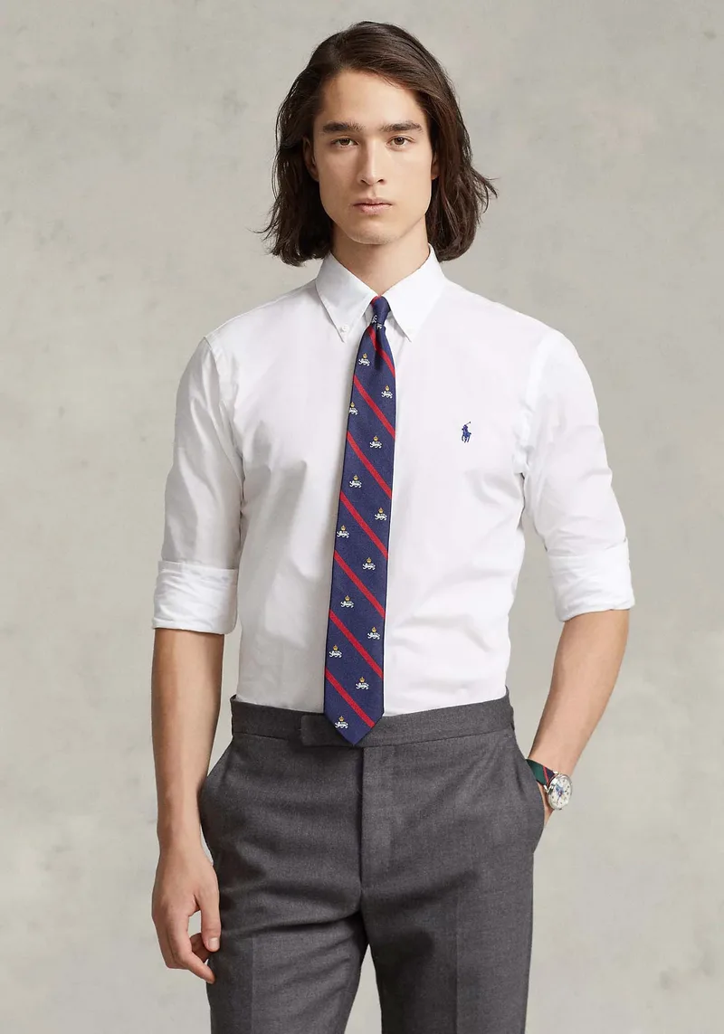 Polo Ralph Lauren Πουκάμισο Poplin - 710928255 002 White