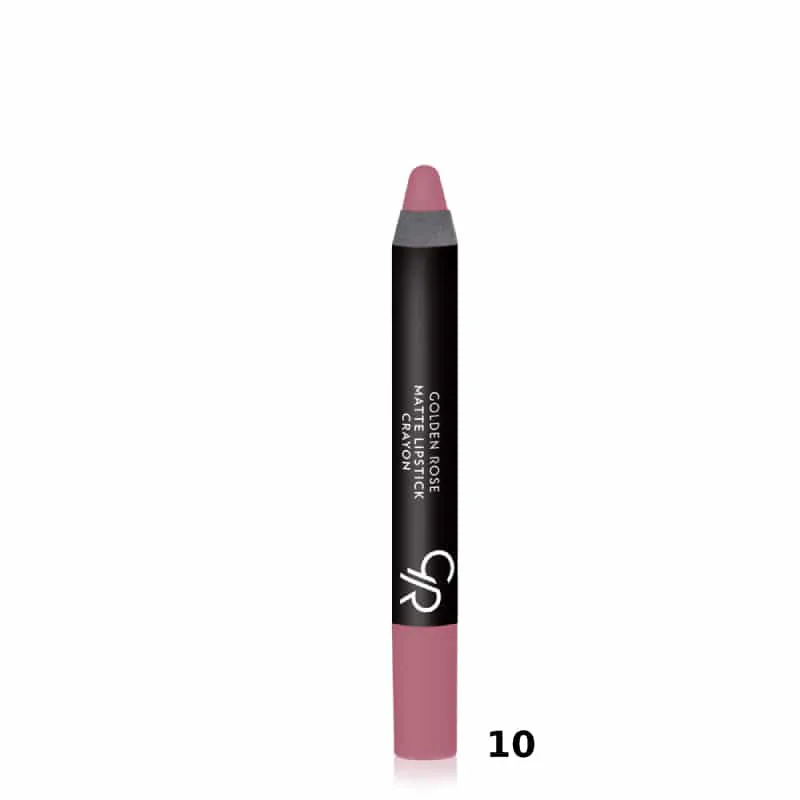 Golden Rose Matte Lipstick Crayon 10