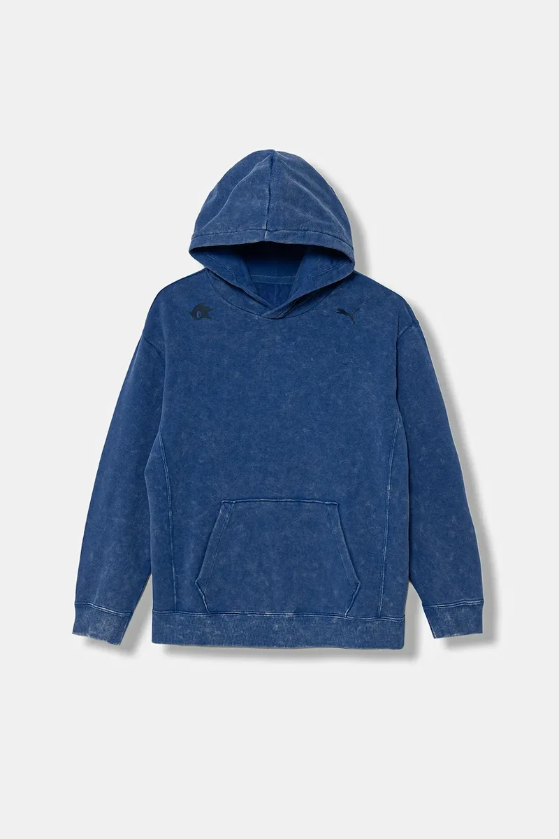 Παιδική βαμβακερή μπλούζα Puma PUMA X SONIC Relaxed Graphic Hoodie TR