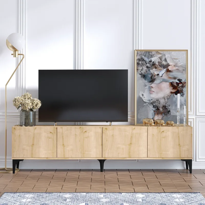 Βάση Τηλεόρασης Nora - Sapphire Oak 393Mrd1123 (180x50x35)