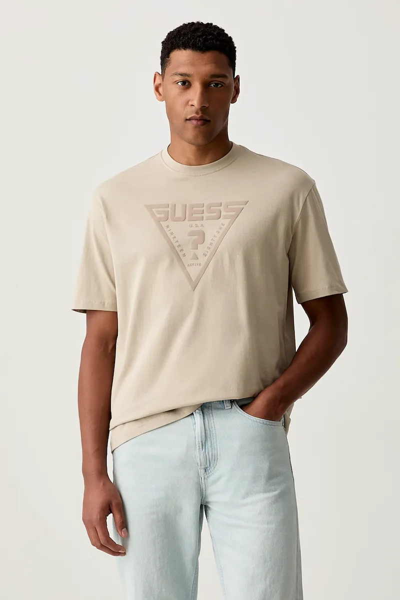 Guess t-shirt ανδρικό βαμβακερό AZHA