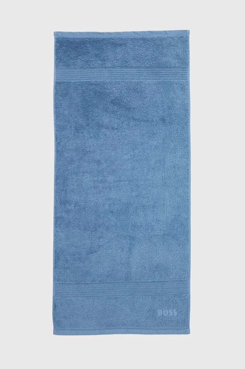 Μικρή βαμβακερή πετσέτα BOSS Loft Sky 50 x 100 cm