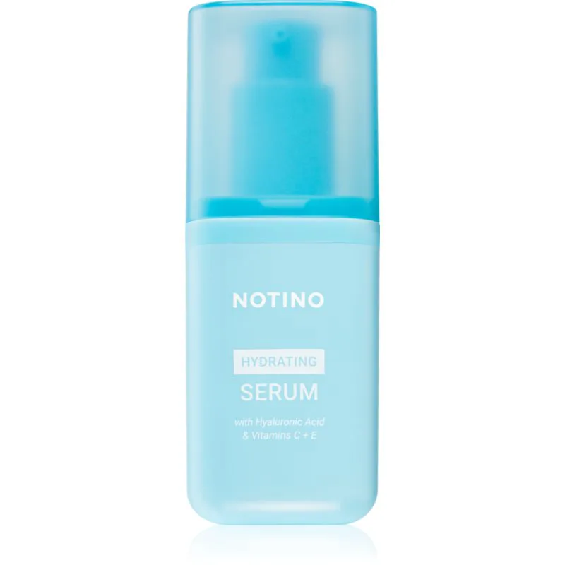 Notino Hydrating Serum with Hyaluronic Acid & Vitamins C + E ενυδατικός ορός για λαμπρότητα και λείανση επιδερμίδας 30 ml