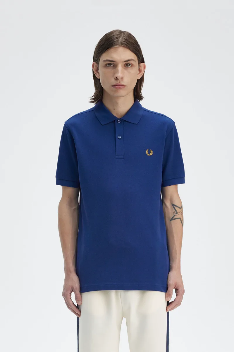 Ανδρικό Polo Plain Fred Perry Shirt M6000-Y47 Μπλε