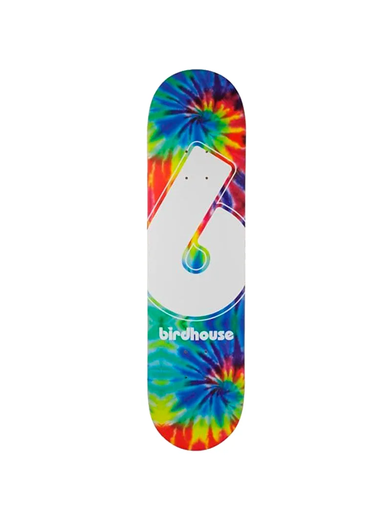 BIRDHOUSE Skate Deck LOGO DECK GIANT B TIE DYE - ΠΟΛΥΧΡΩΜΟ-BIR-SKD-0258-MULTI