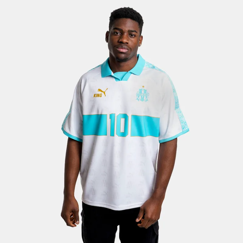 Puma Olympique Marseille FC KING Retro Ανδρική Ποδοσφαιρική Φανέλα (9000262785_92424)