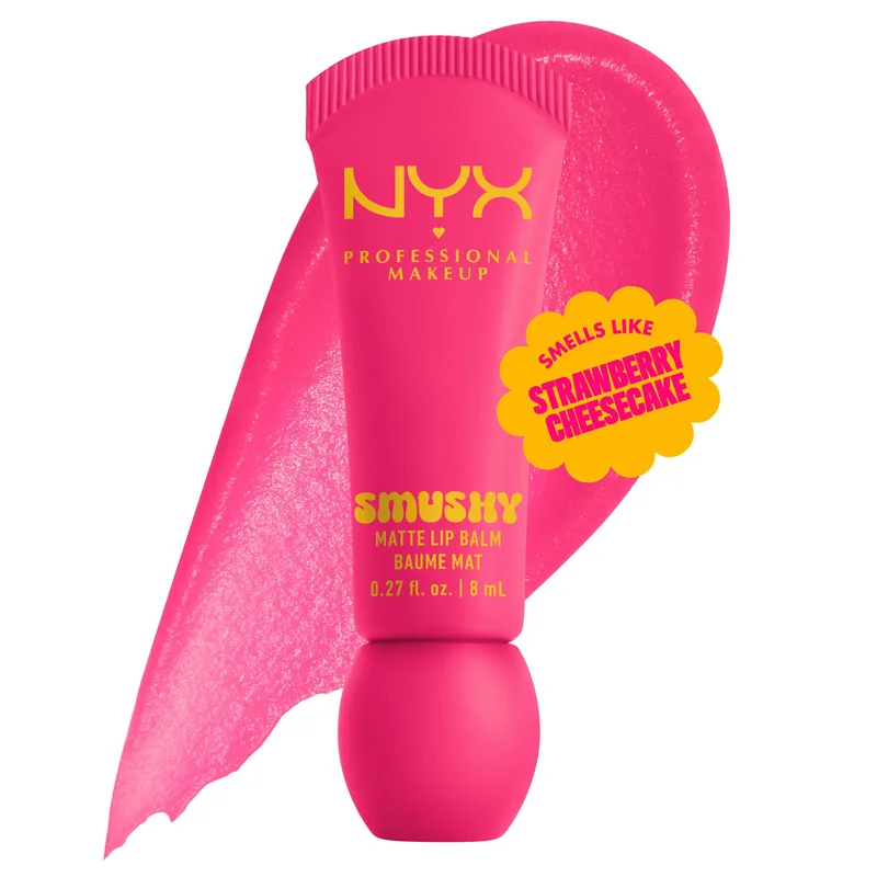 Nyx Professional Makeup Smushy Matte Lip Balm Βάλσαμο Χειλιών με Απαλό Ματ Χρώμα Εμπλουτισμένο με Πούδρα Ρυζιού Mochi & Κεραμίδια Ζάχαρης 8ml - 03 Sweet Smack