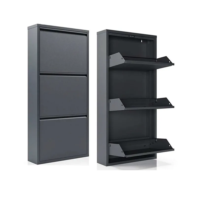 Παπουτσοθήκη Torino 3 - Anthracite 206Frg1104 (50x104x15 cm)