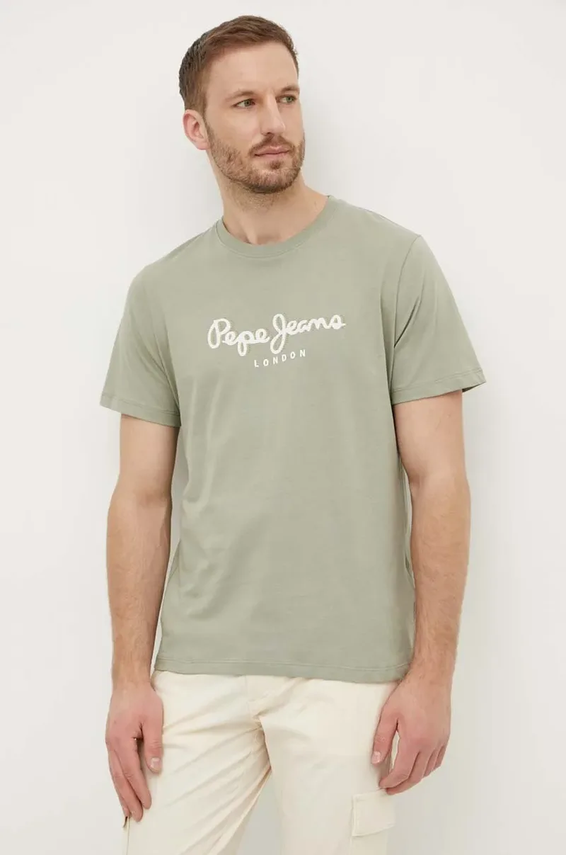 Pepe Jeans Ανδρικό T-shirt PM509428-701 Πράσινο