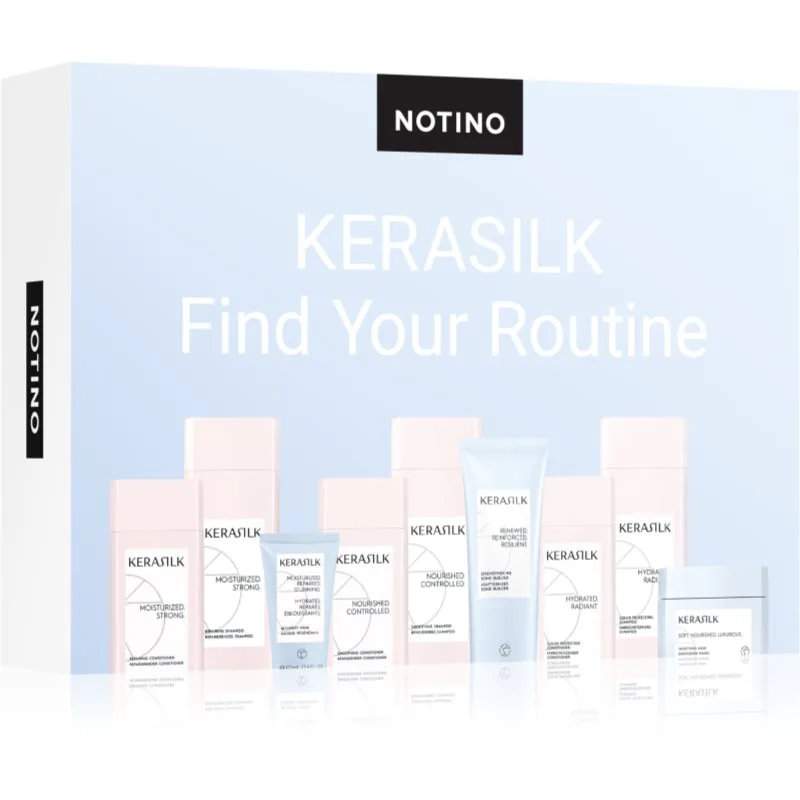 Beauty Discovery Box Notino KERASILK Find Your Routine Σετ για γυναίκες