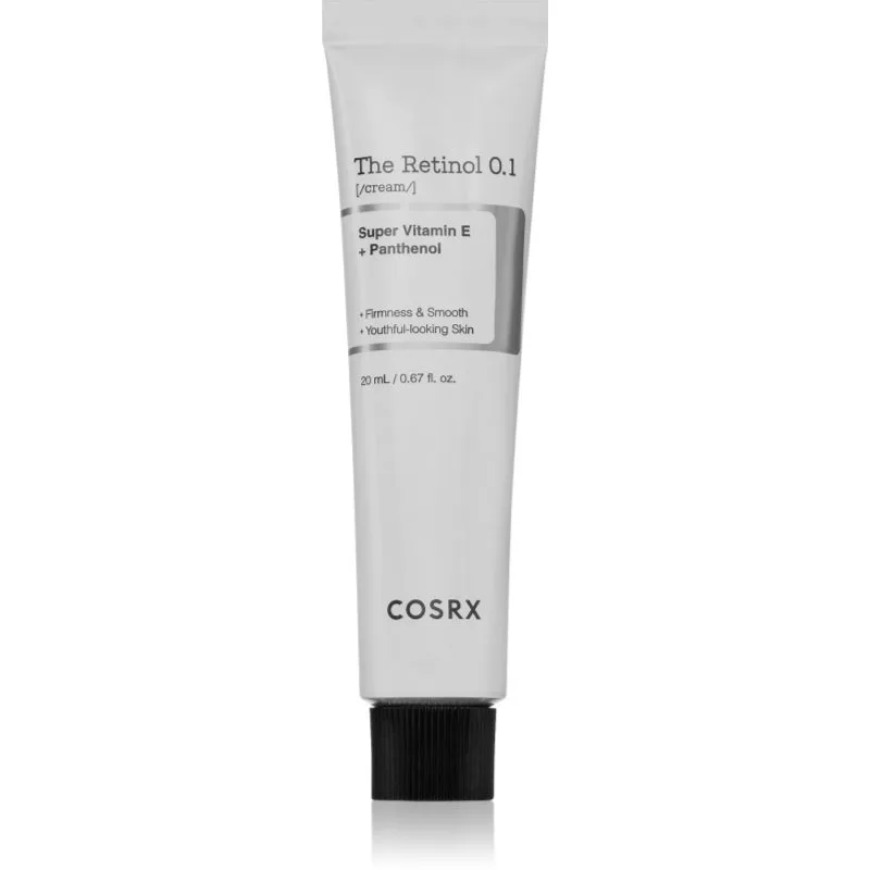 Cosrx Retinol 0.1 ενυδατική και λειαντική κρέμα προσώπου με ρετινόλη 20 ml