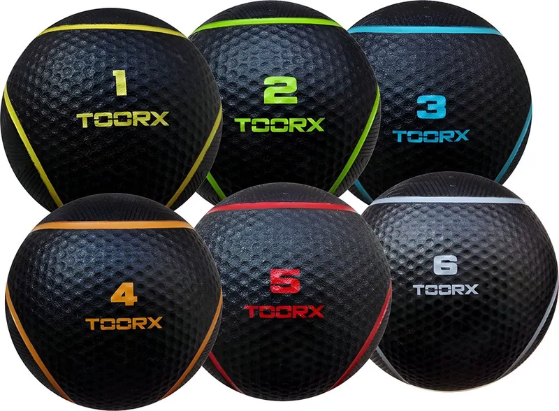 MEDICINE BALL TOORX AHF-109 ΜΑΥΡΗ (5 KG)
